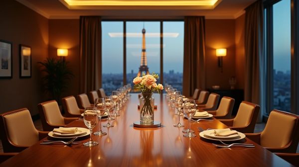 Pourquoi le service à table revient dans les dîners d'affaires parisiens